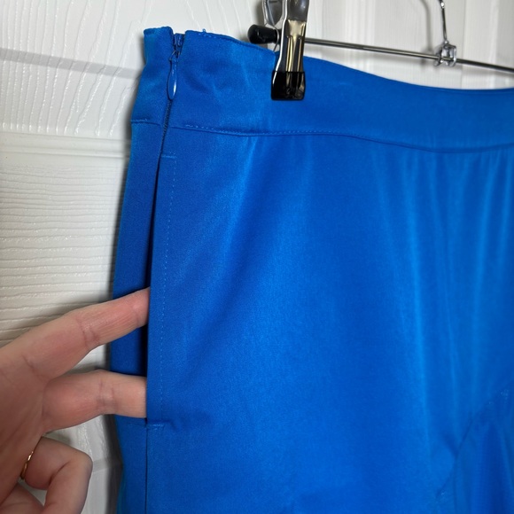 Lady Hagen Golf Skort Size 10 Blue White Skirt Pickleball Tennis Pockets Preppy - Picture 4 of 9